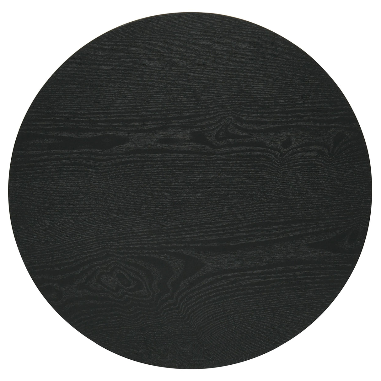 Coaster Furniture Hamlyn 706508-S2 2-piece Round Fluted Coffee and End Table Set - Black IMAGE 3