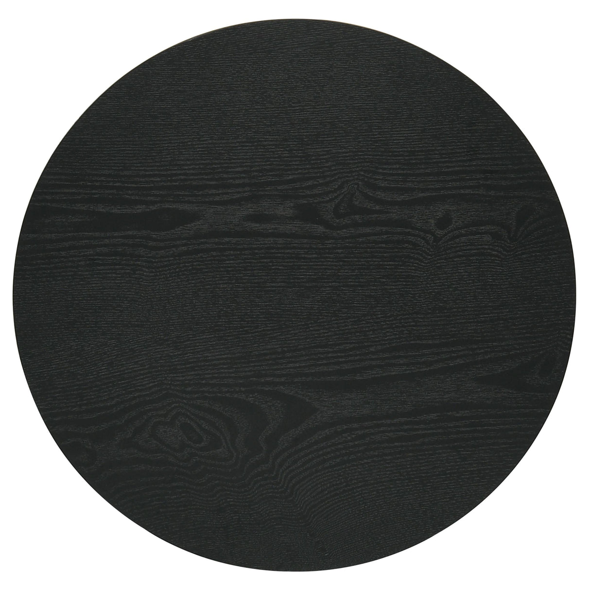 Coaster Furniture Hamlyn 706508-S3 3-piece Round Fluted Coffee and End Table Set - Black IMAGE 3