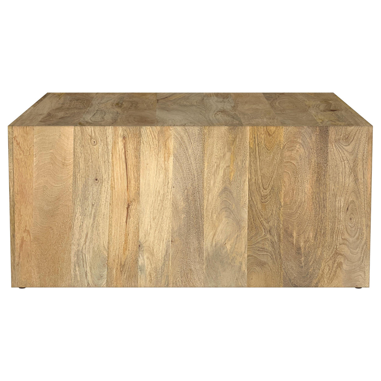 Coaster Furniture Benton 706838 Square Solid Mango Wood Coffee Table - Natural IMAGE 4