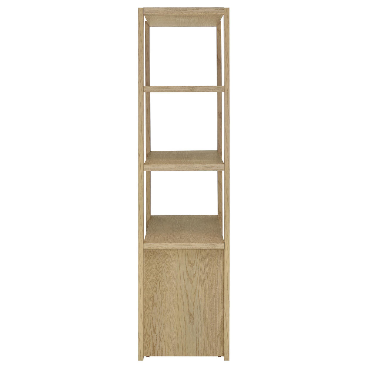 Coaster Furniture Laurelton 708224 3-shelf Media Tower Tall Pier Cabinet - Light Oak IMAGE 6