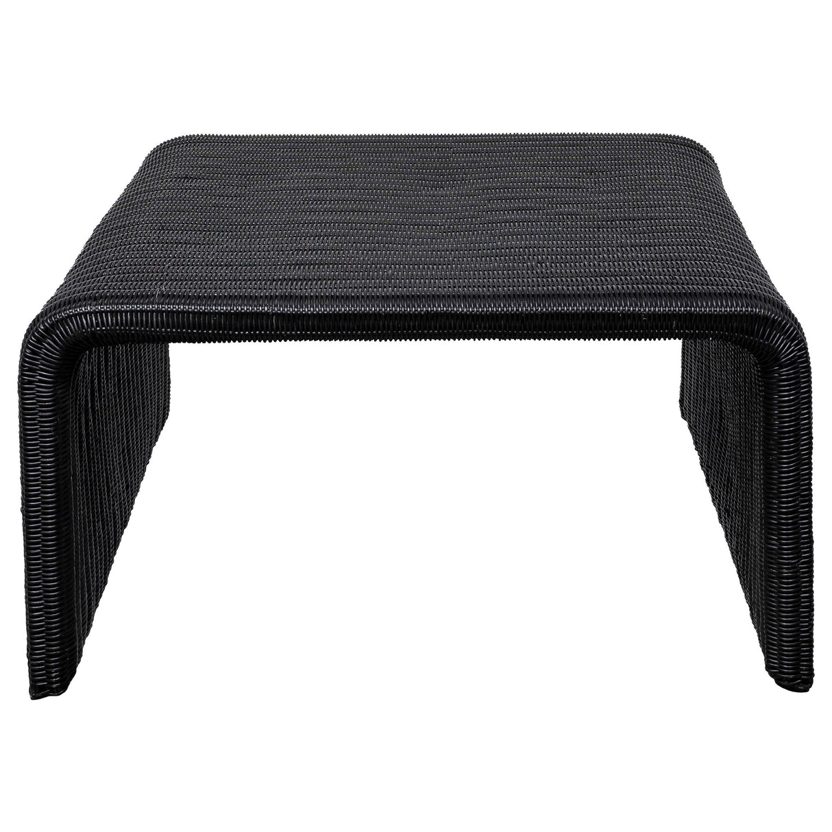 Coaster Furniture Cahya 708518-S2 2-piece Rattan Coffee and End Table Set - Black IMAGE 4