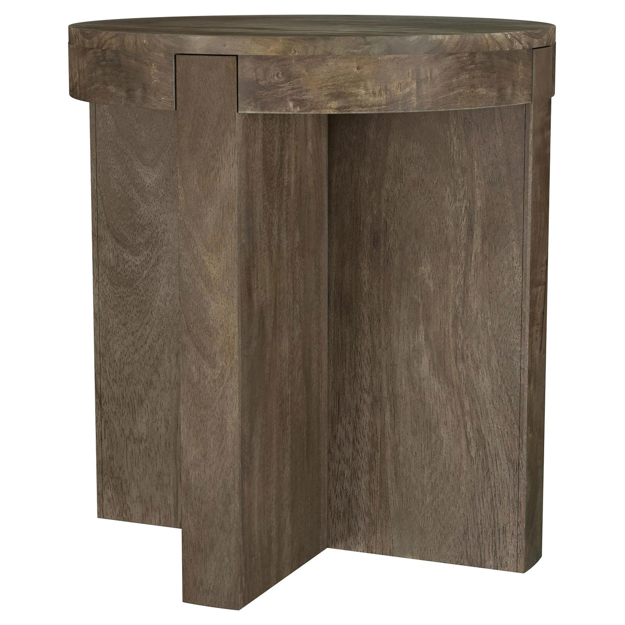 Coaster Furniture Kinkaid 710138-S3 3-piece Solid Wood Coffee and End Table Set - Brown IMAGE 12