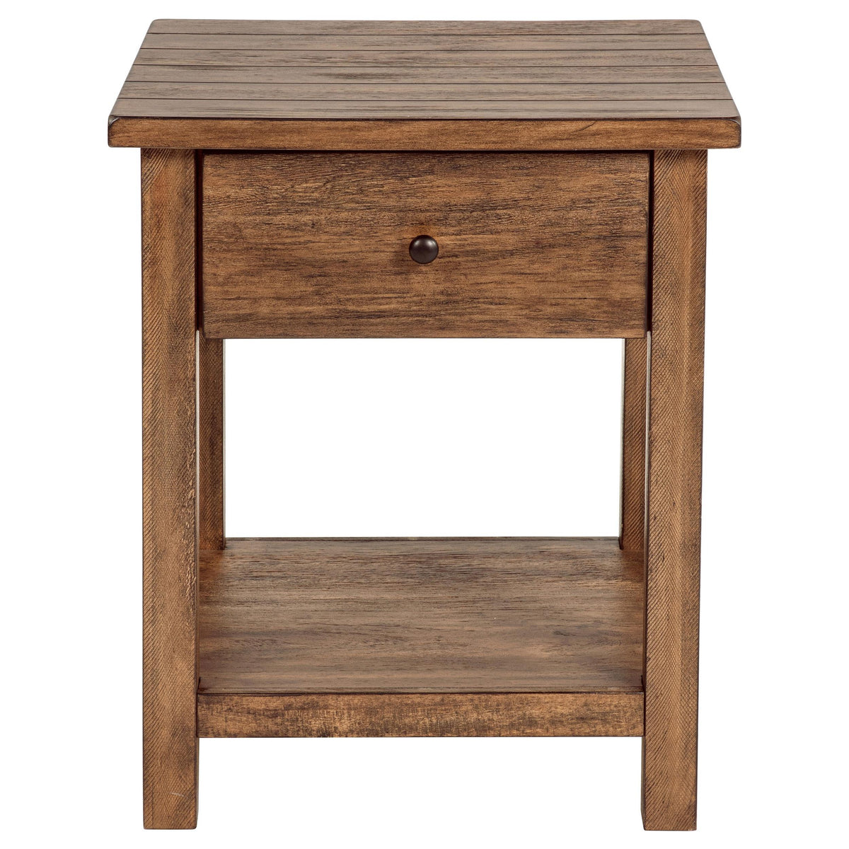 Coaster Furniture Payne 710548-S2 2-piece Coffee and 1-drawer End Table Set - Brown IMAGE 10