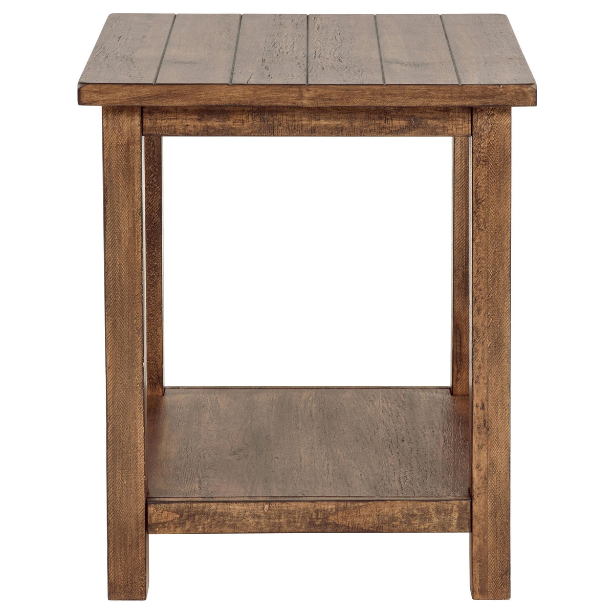 Coaster Furniture Payne 710548-S2A 2-piece Coffee and End Table Set - Distressed Brown IMAGE 4