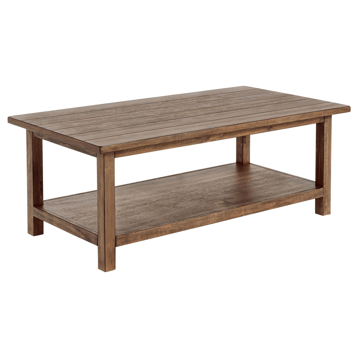 Coaster Furniture Payne 710548-S3A 3-piece Coffee and End Table Set - Distressed Brown IMAGE 9