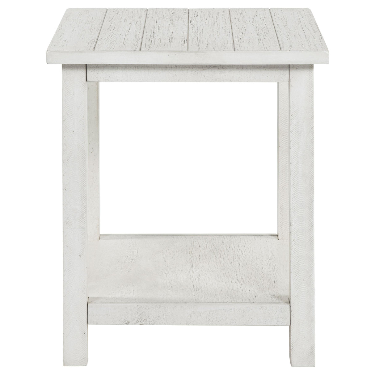 Coaster Furniture Payne 710558-S2A 2-piece Coffee and End Table Set - Distressed White IMAGE 3