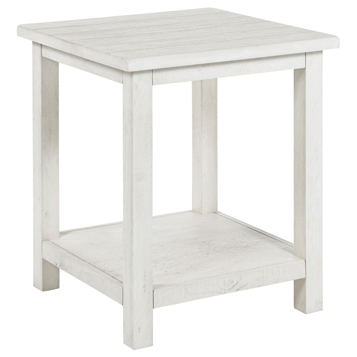 Coaster Furniture Payne 710558-S3A 3-piece Coffee and End Table Set - Distressed White IMAGE 8