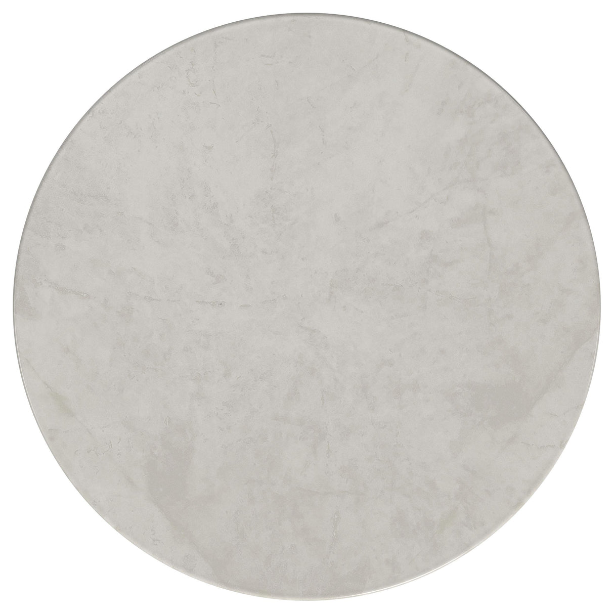 Coaster Furniture Hermas 710738 Round Genuine Marble Top Metal Coffee Table - White IMAGE 5