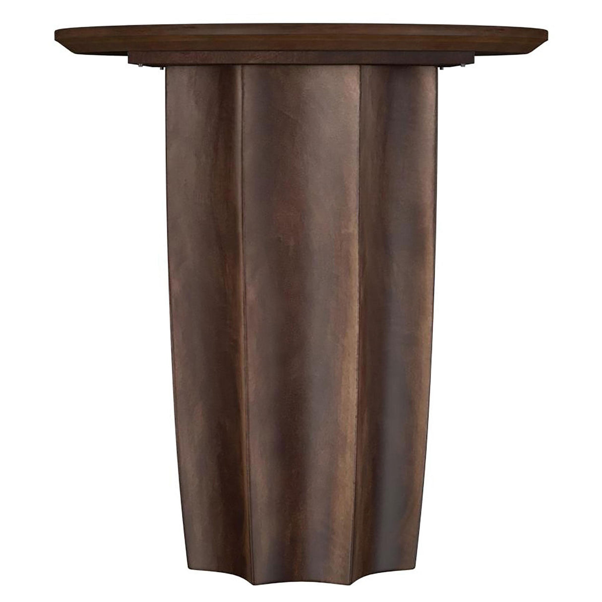 Coaster Furniture Cayenne 710777 Solid Mango Wood Accent End Table - Walnut IMAGE 3