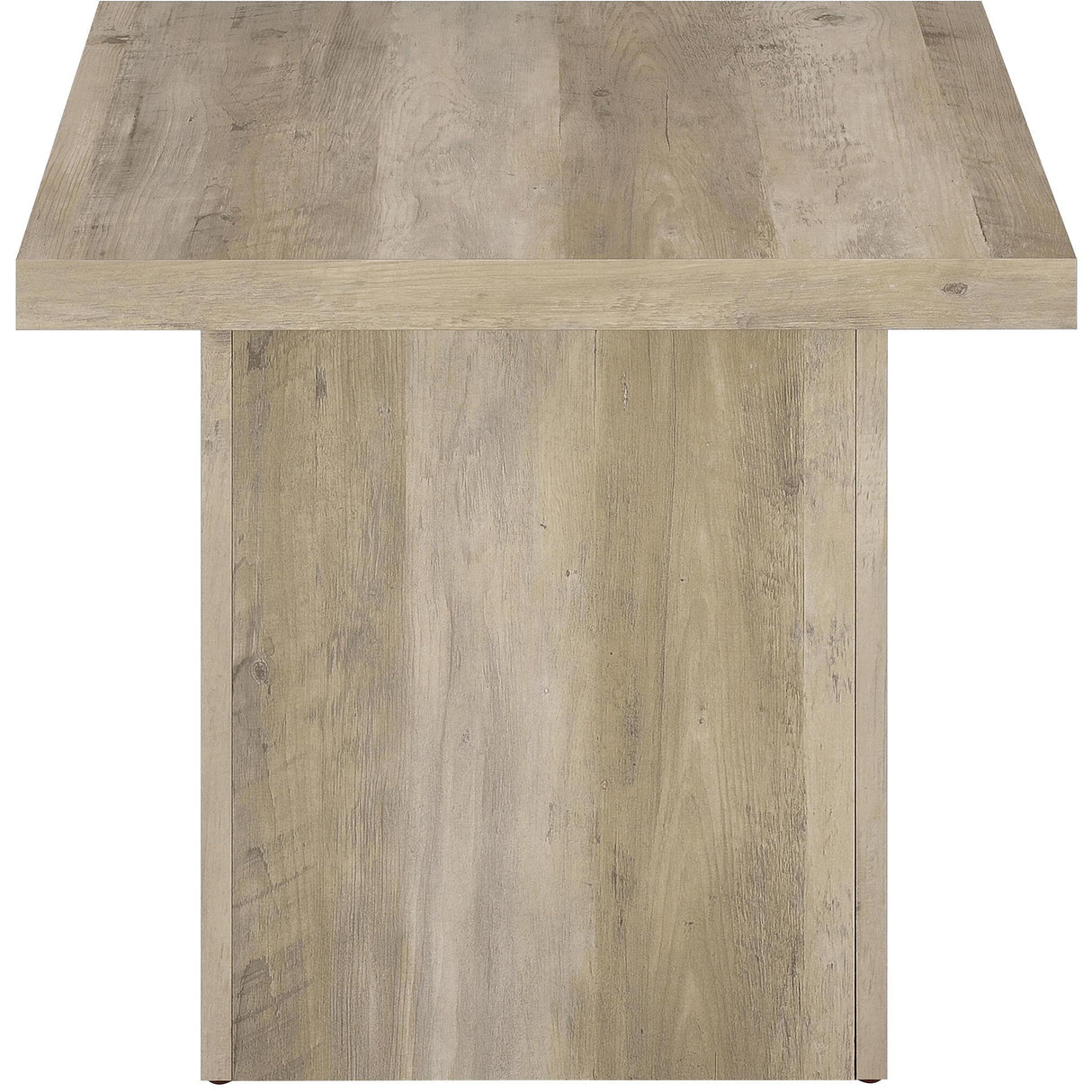 Coaster Furniture Devar 710878-S3 3-piece Square Coffee End Table Set - Distressed Pine IMAGE 7
