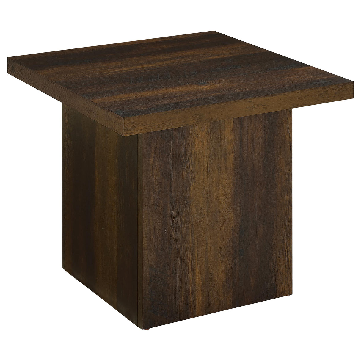 Coaster Furniture Devar 710887 Square Engineered Wood End Table - Dark Pine IMAGE 5