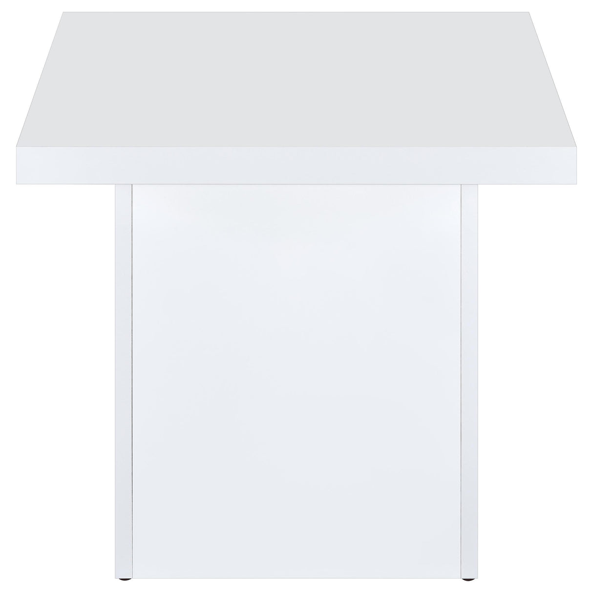 Coaster Furniture Devar 710897 Square Engineered Wood End Table - White High Gloss IMAGE 7