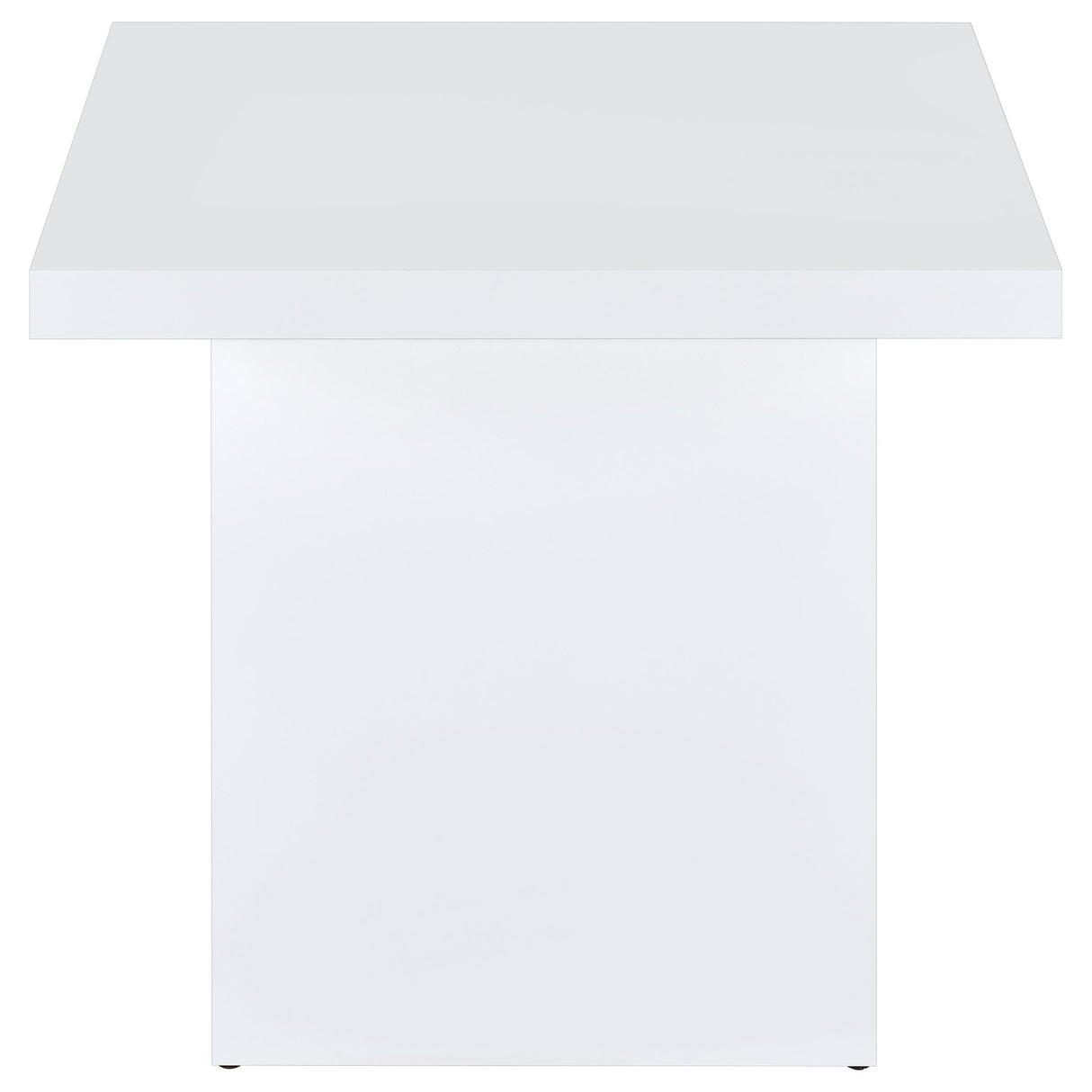 Coaster Furniture Devar 710897 Square Engineered Wood End Table - White High Gloss IMAGE 8