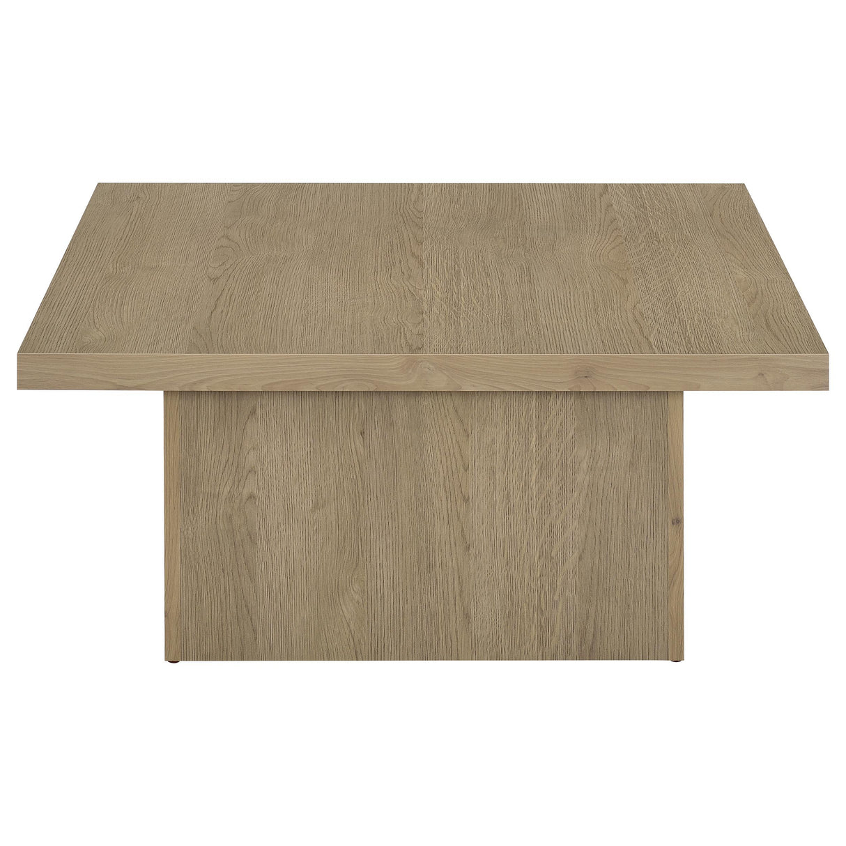 Coaster Furniture Devar 710918 Square Engineered Wood Coffee Table - Latte IMAGE 3