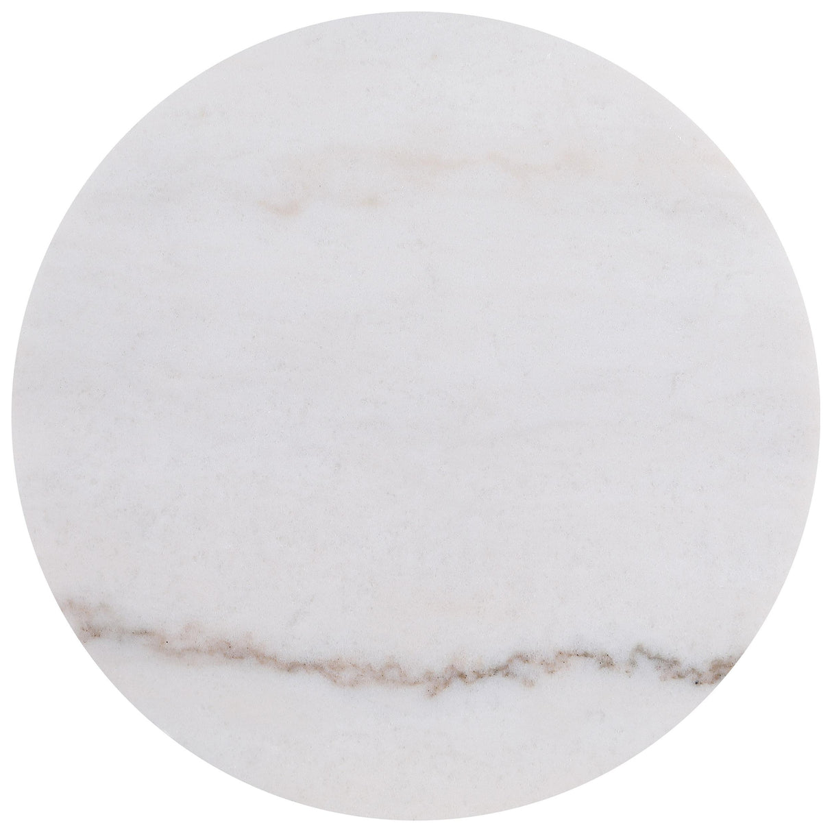 Coaster Furniture Jason 712418-S3 3-piece Round White Marble Coffee Table Set - Honey Brown IMAGE 5