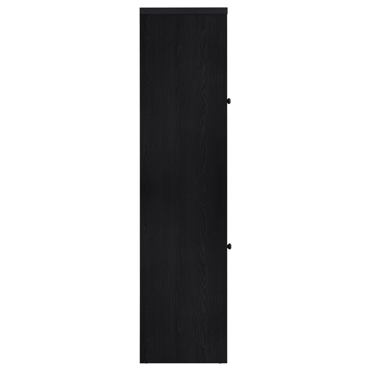 Coaster Furniture Denison 720224 67-inch 2-door Media Tower Storage Cabinet - Black IMAGE 2
