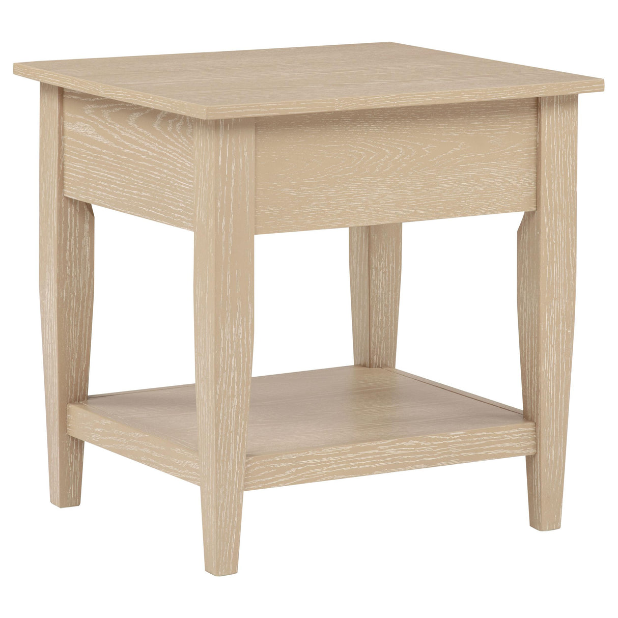 Coaster Furniture Lindenton 722757 1-drawer Wood Occasional End Table - Blonde IMAGE 10