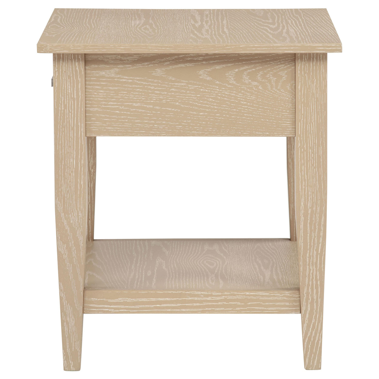 Coaster Furniture Lindenton 722757 1-drawer Wood Occasional End Table - Blonde IMAGE 8