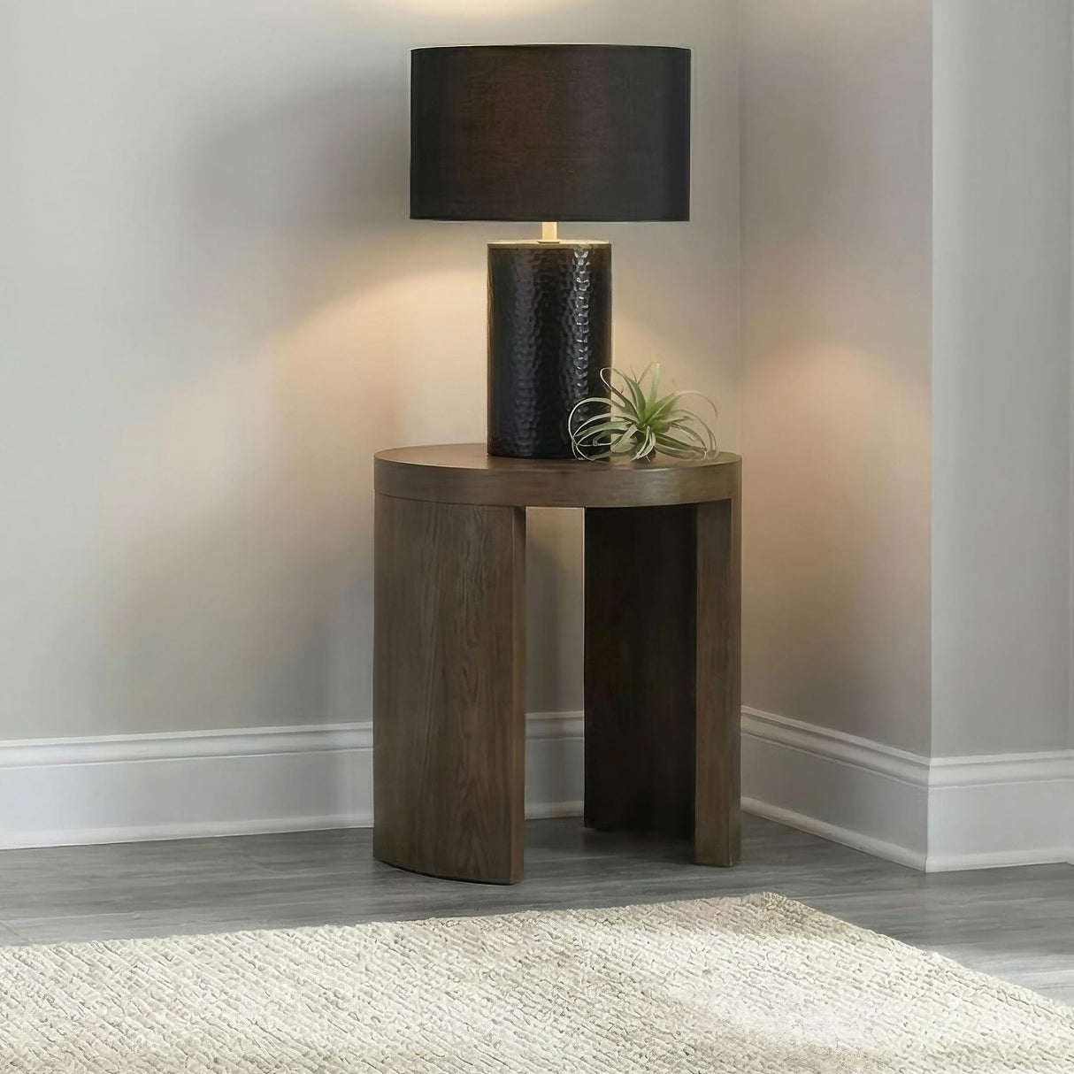 Coaster Furniture Sweeney 722837 24-inch Round Wood Occasional End Table - Dark Walnut IMAGE 4