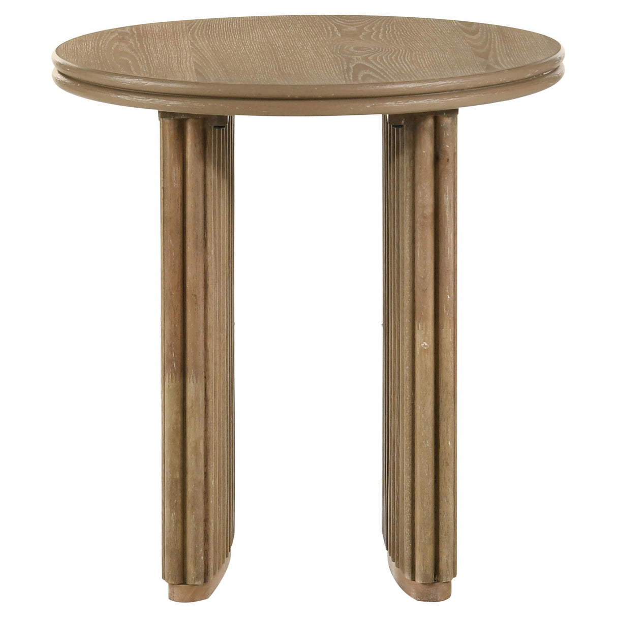 Coaster Furniture Adina 722938-S3 3-piece Round Coffee Table Set - Distressed Light Brown IMAGE 7