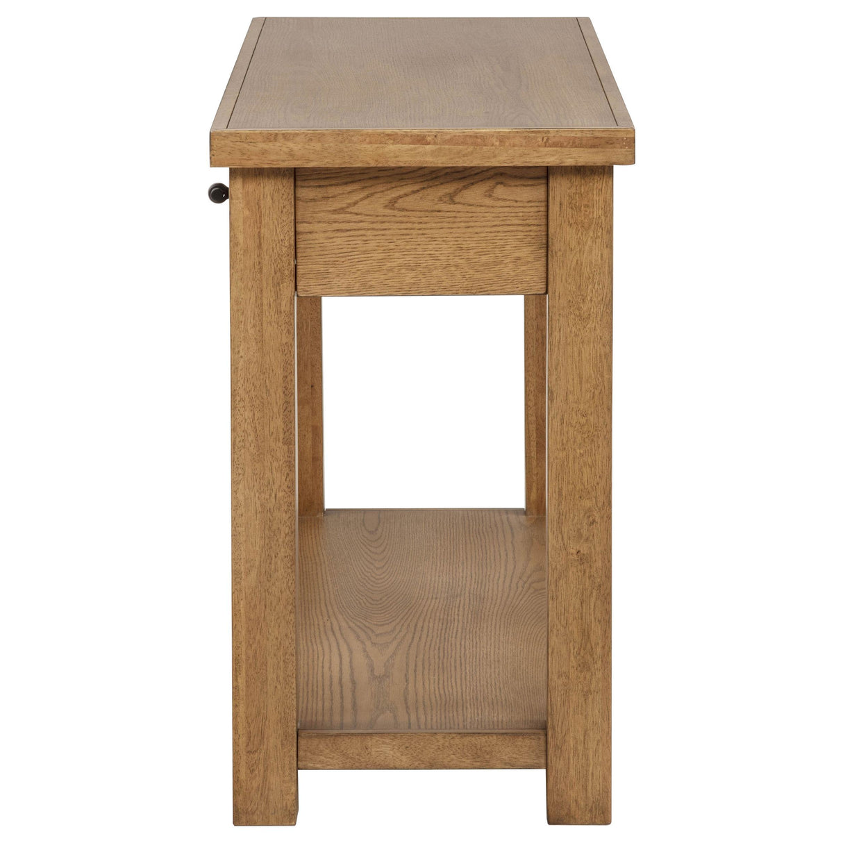 Coaster Furniture Beasley 723329 2-Drawer Wood Console Table - Golden Oak IMAGE 3
