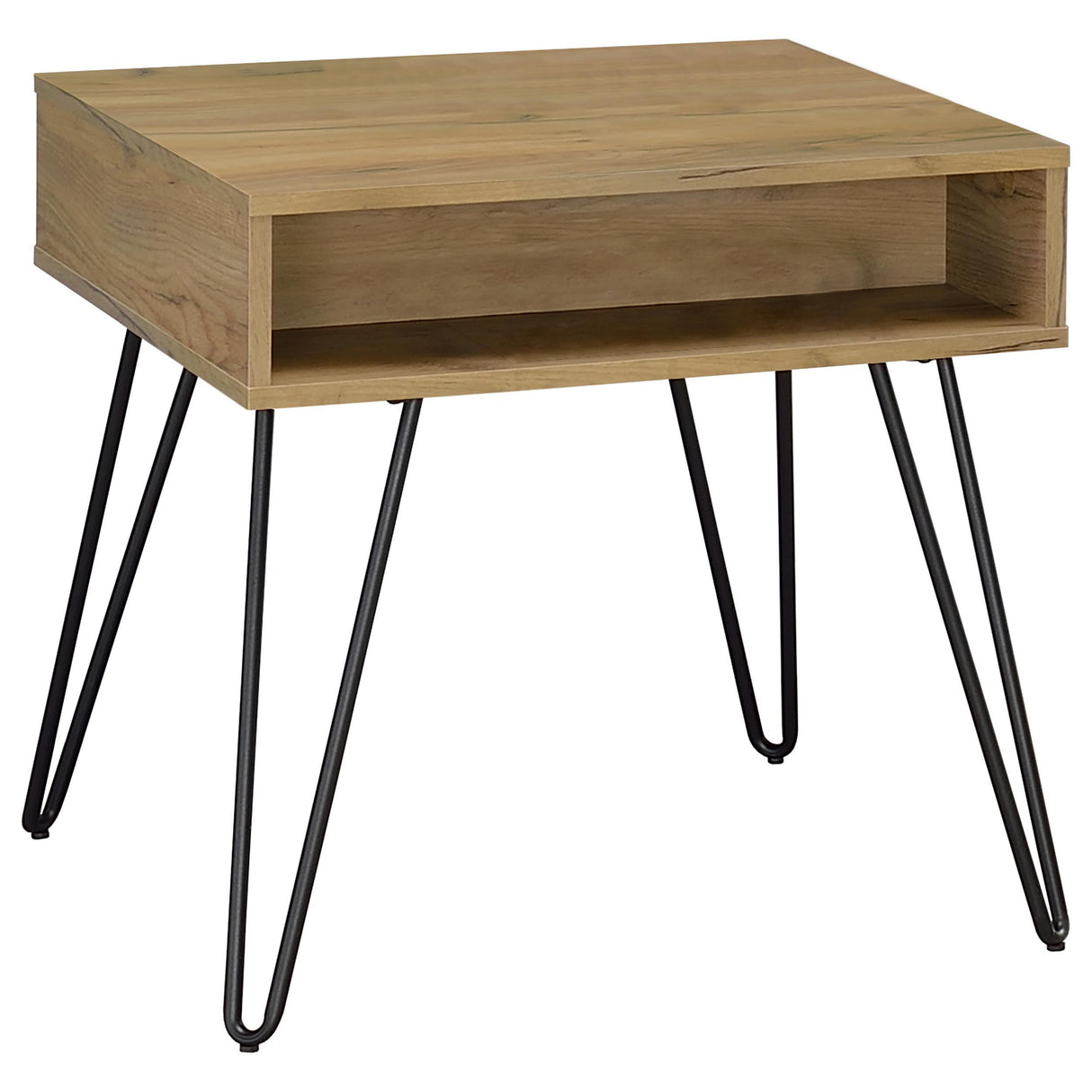 Coaster Furniture Fanning 723368-S3 3-piece Lift Top Coffee and End Table Set - Golden Oak IMAGE 1