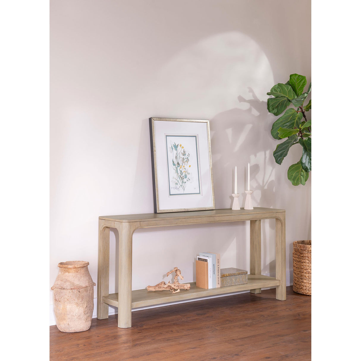 Coaster Furniture Solano 723489 64-inch Entryway Console Sofa Table - Weathered Mango IMAGE 5