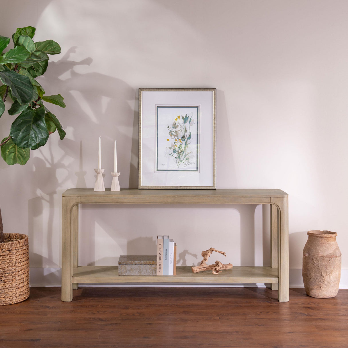Coaster Furniture Solano 723489 64-inch Entryway Console Sofa Table - Weathered Mango IMAGE 8