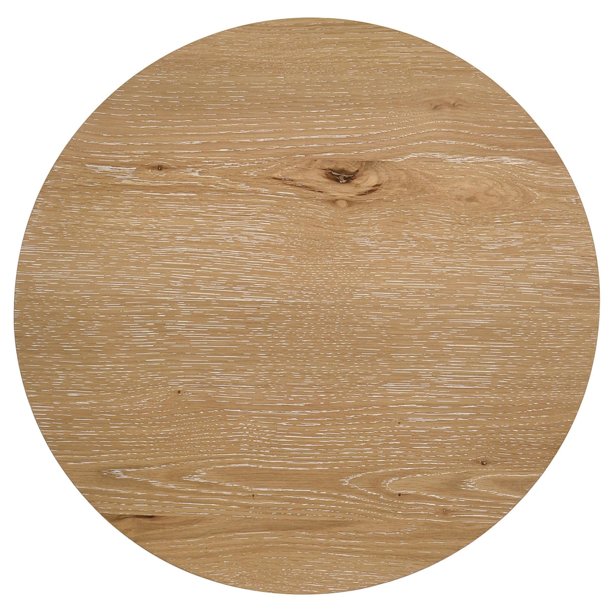 Coaster Furniture Kessler 735987 Round Sculptural Wood End Table - Light Oak IMAGE 5