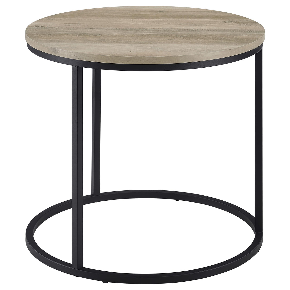 Coaster Furniture Lainey 736047 Round Occasional End Table - Distressed Pine IMAGE 3