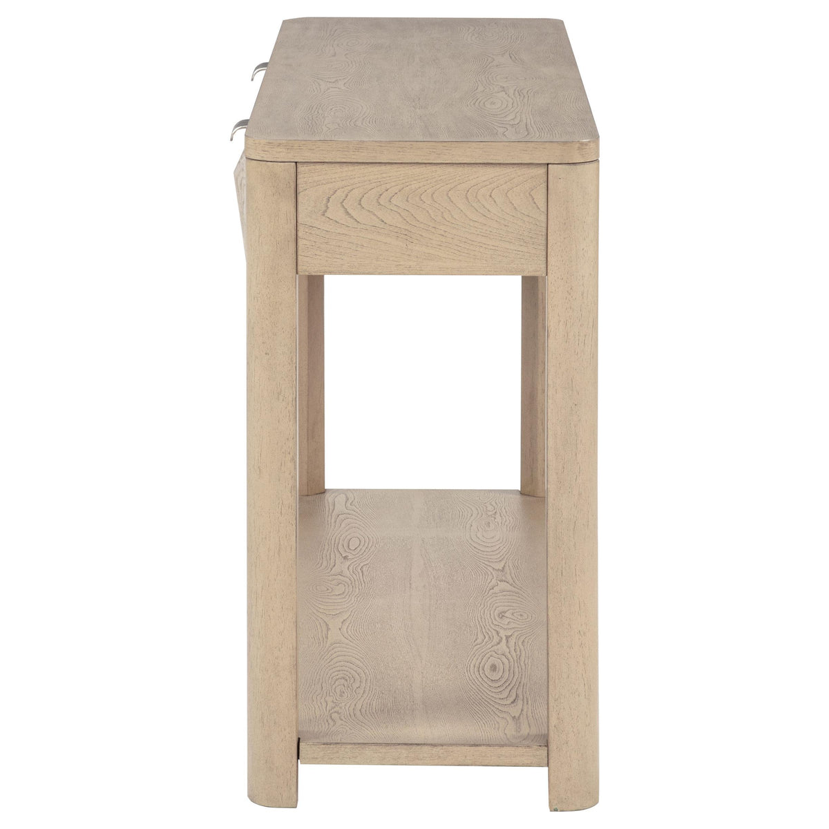 Coaster Furniture Marcelo 736059 Sofa Console Table with 2 Drawers and Shelf - Light Elm IMAGE 2