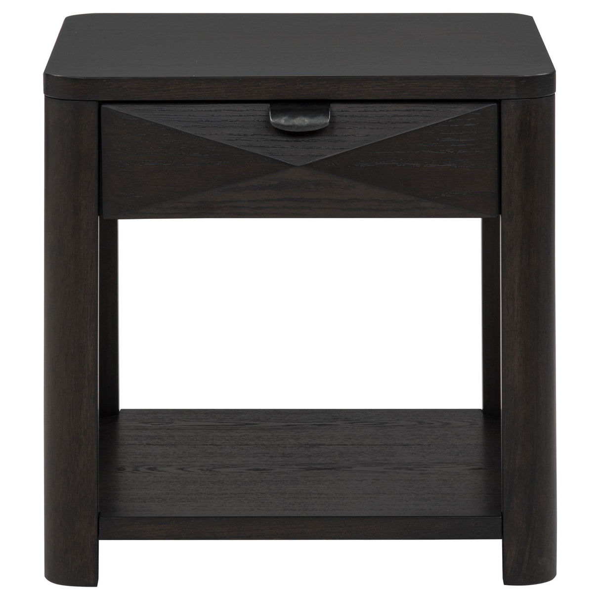 Coaster Furniture Marcelo 736067 Wood End Table with Drawer and Shelf - Coffee IMAGE 10