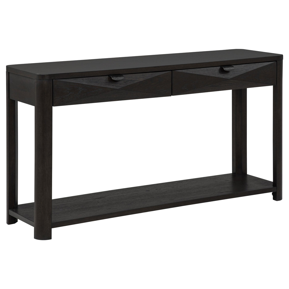 Coaster Furniture Marcelo 736069 Sofa Console Table with 2 Drawers and Shelf - Coffee IMAGE 1