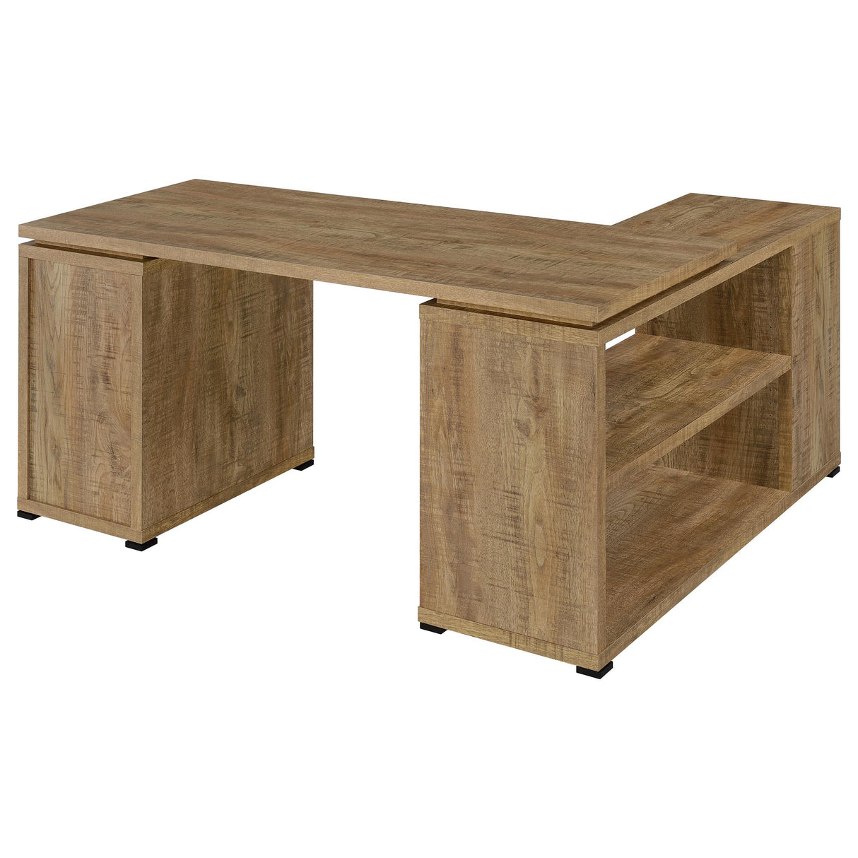 Coaster Furniture Yvette 800786 60-inch 3-drawer L-Shape Computer Desk - Mango IMAGE 3