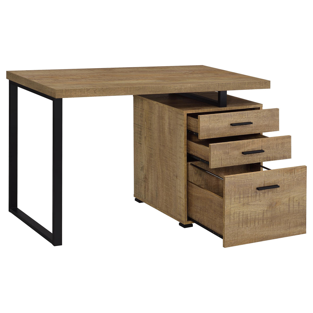 Coaster Furniture Brennan 800787 47-inch 3-drawer Office Computer Desk - Mango IMAGE 9