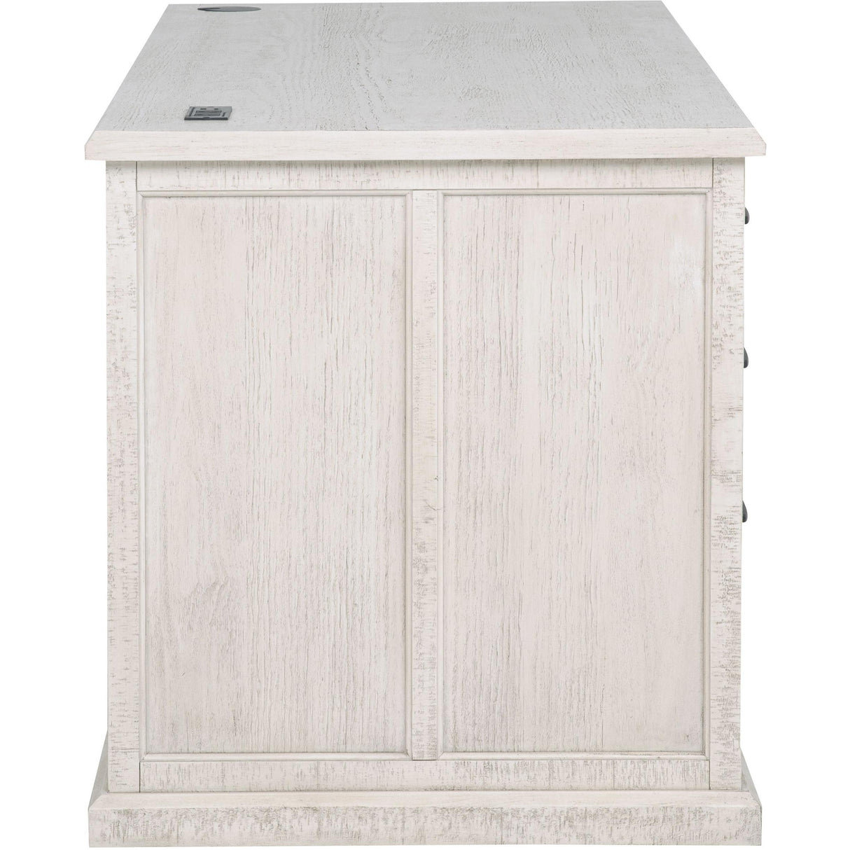 Coaster Furniture Altidore 800796 68-inch 7-drawer Executive Home Office Desk - Distressed White IMAGE 8