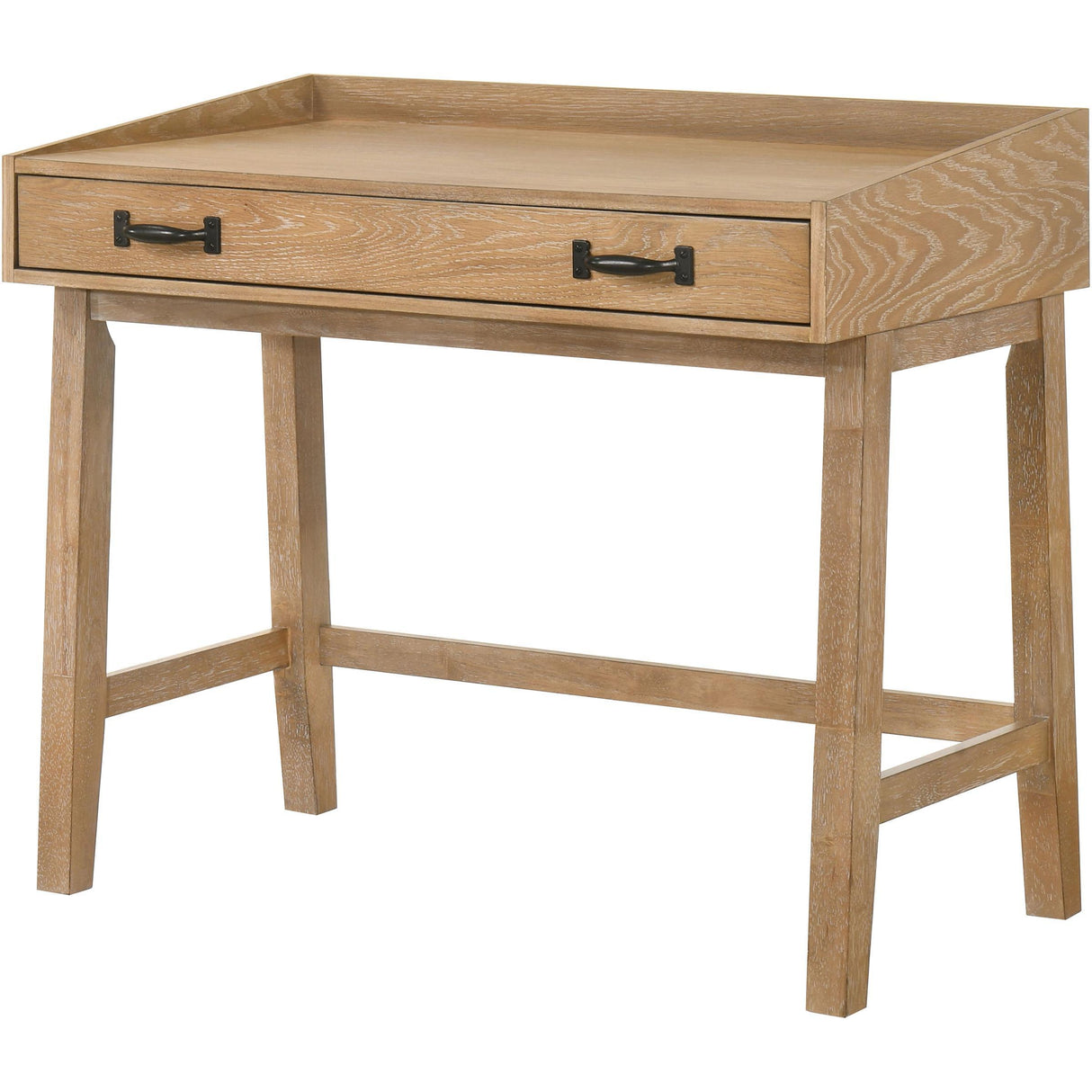 Coaster Furniture Fabian 802041 38-inch Computer Desk with Keyboard Drawer - Distressed Light Brown IMAGE 6