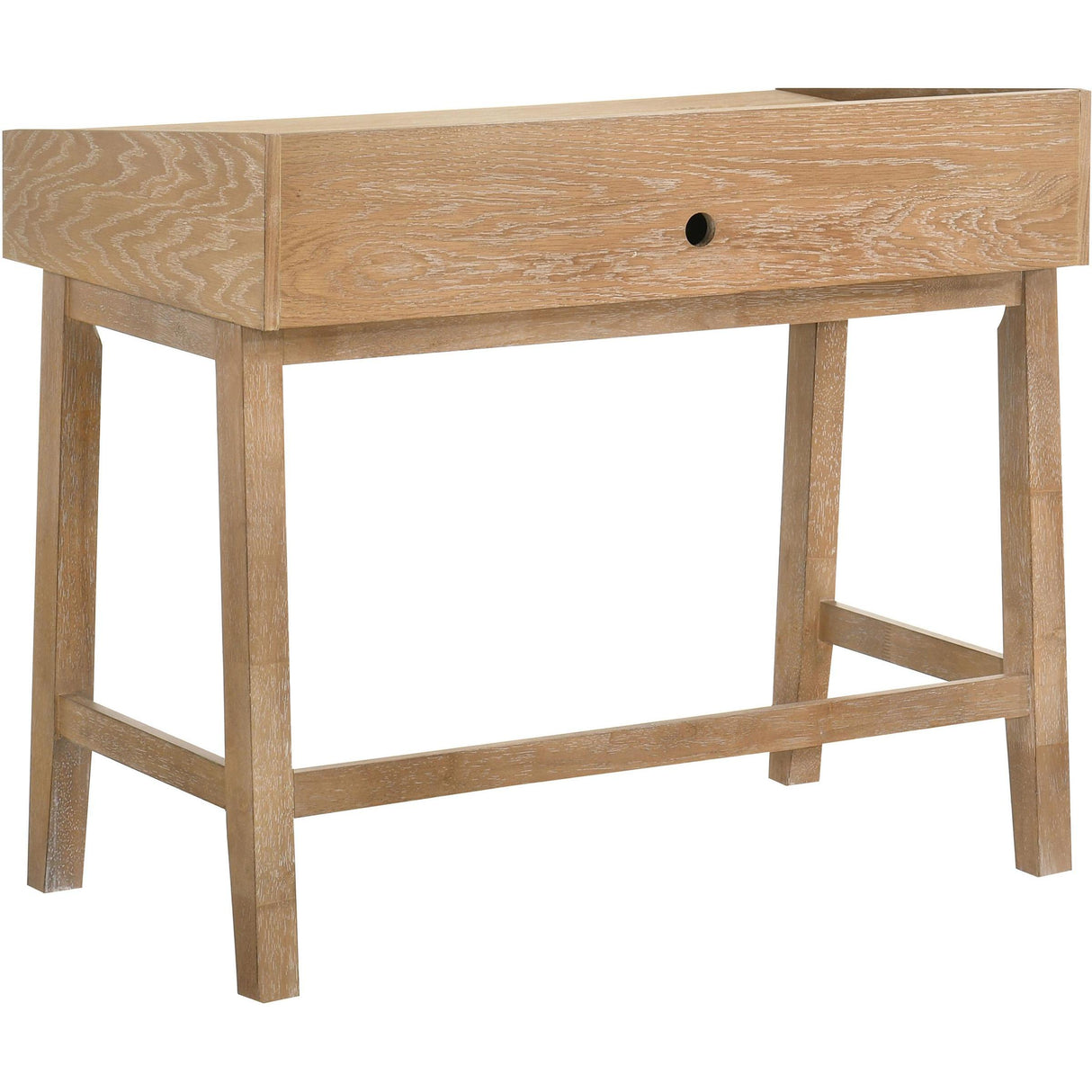 Coaster Furniture Fabian 802041 38-inch Computer Desk with Keyboard Drawer - Distressed Light Brown IMAGE 8
