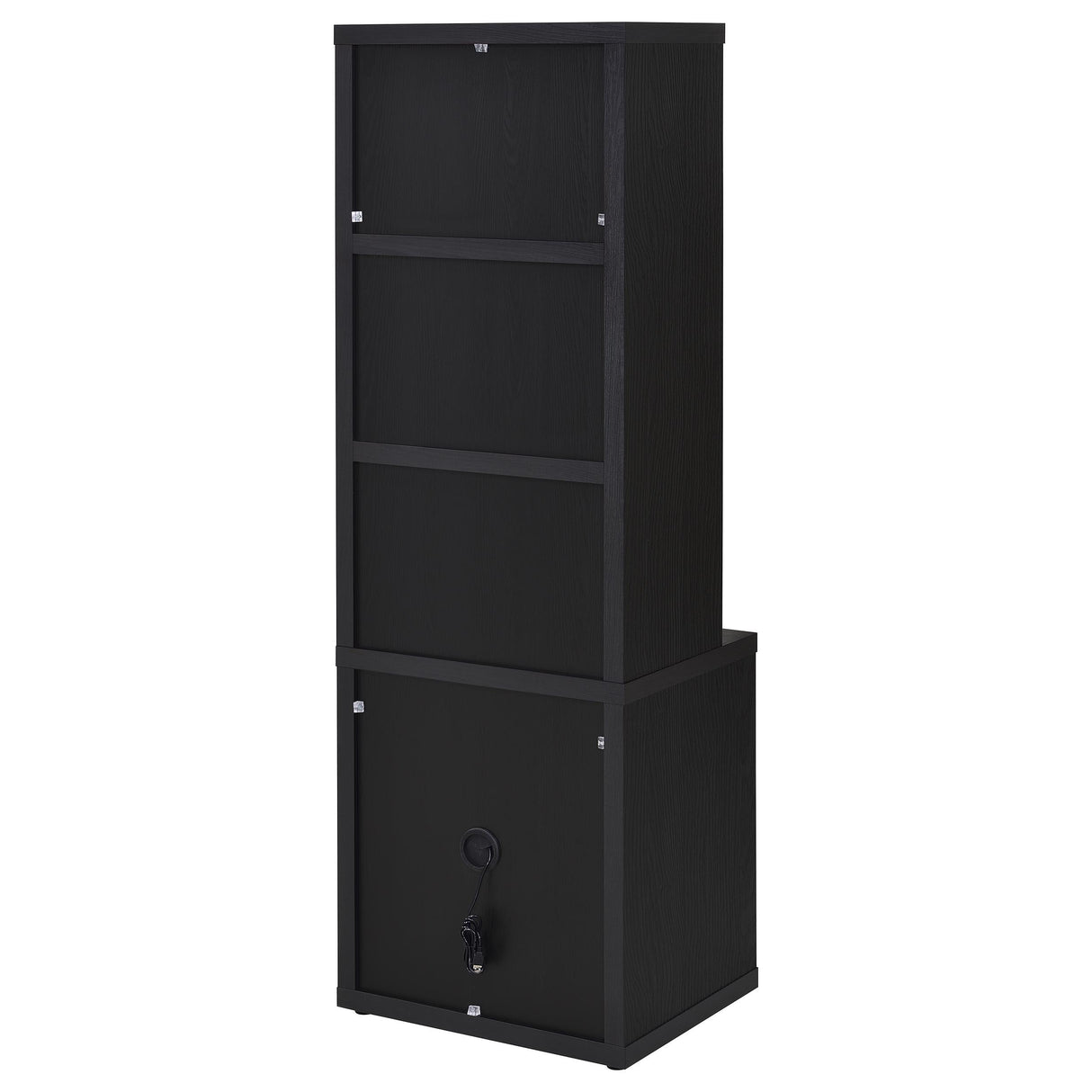 Coaster Furniture Westpark 802703-S3 3-piece Wall Unit Bookcase Set with USB - Black IMAGE 8