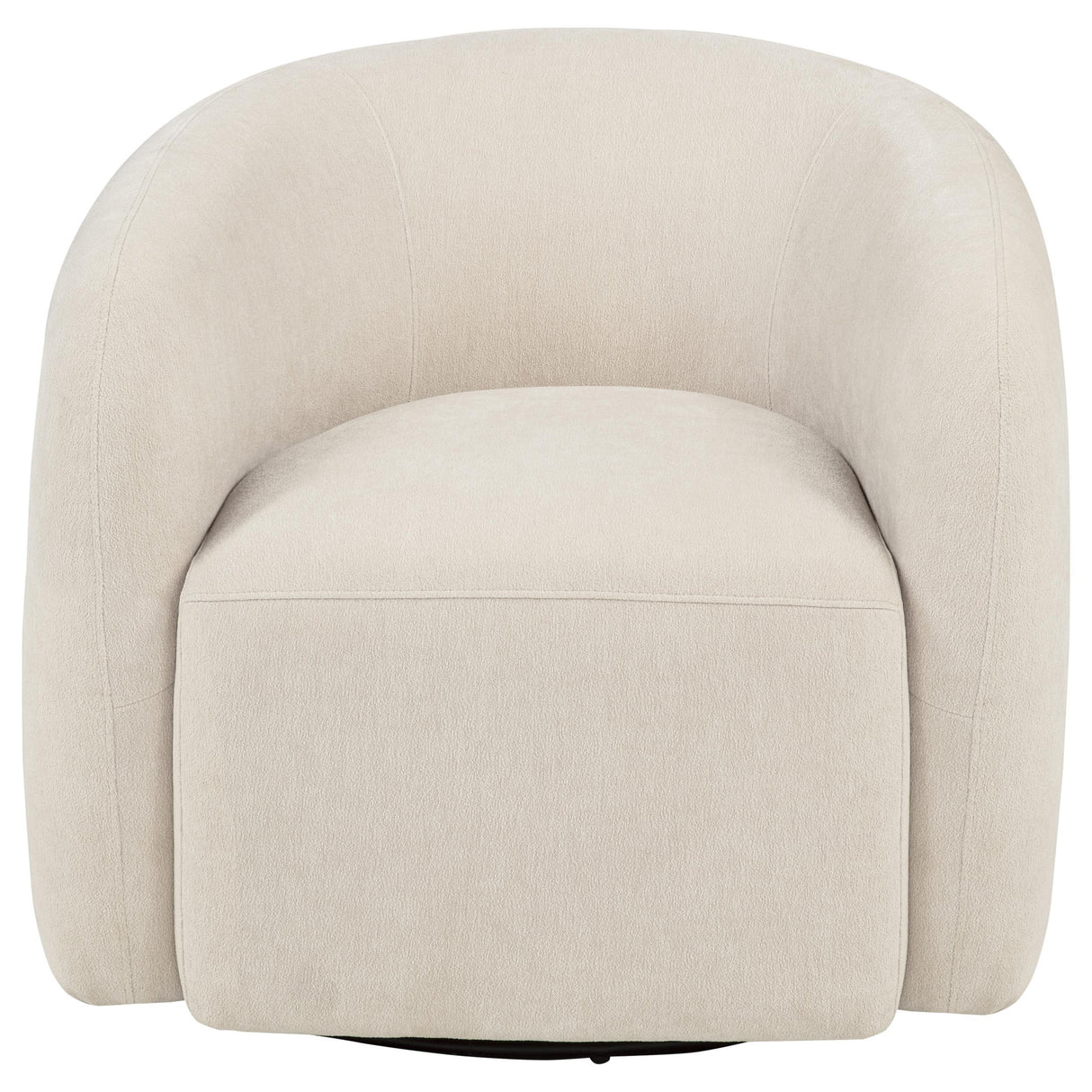 Coaster Furniture Gerley 902473 Chenille Upholstered Swivel Accent Chair - Beige IMAGE 9