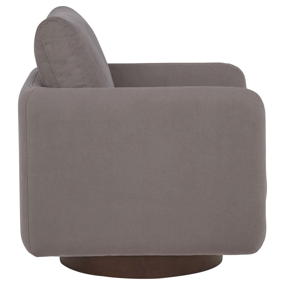 Coaster Furniture Iris 903258 Fabric Upholstered Swivel Accent Chair - Stone IMAGE 3