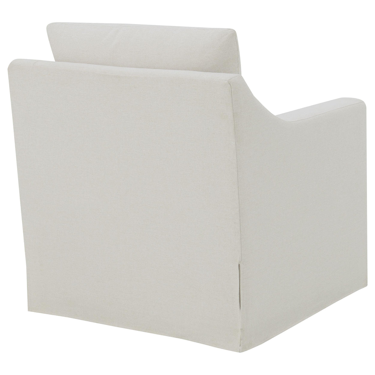 Coaster Furniture Winter 904133 Upholstered Sloped Arm Accent Swivel Chair - Beige IMAGE 12