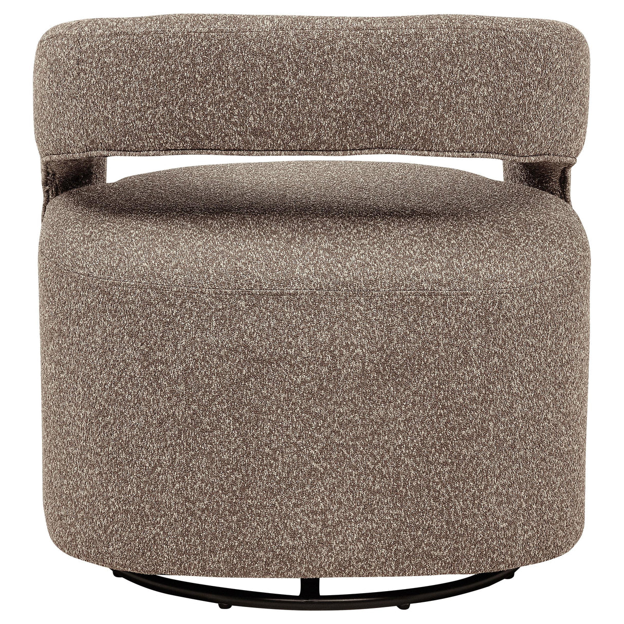 Coaster Furniture Westhill 907538 Boucle Upholstered Swivel Accent Chair - Rocky Road IMAGE 3