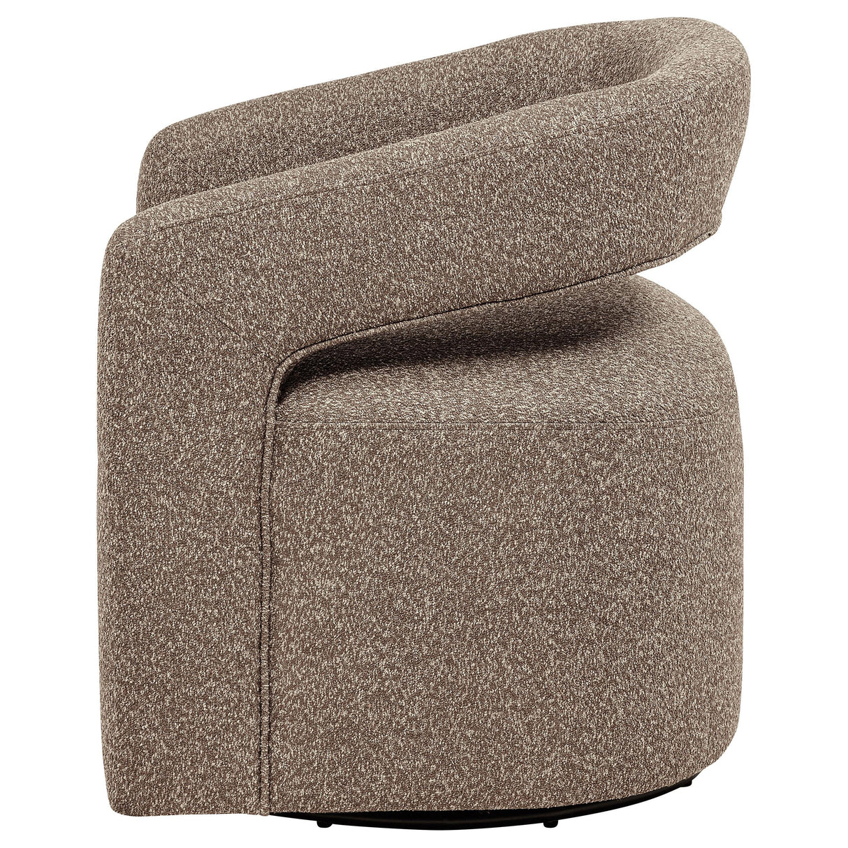 Coaster Furniture Westhill 907538 Boucle Upholstered Swivel Accent Chair - Rocky Road IMAGE 7
