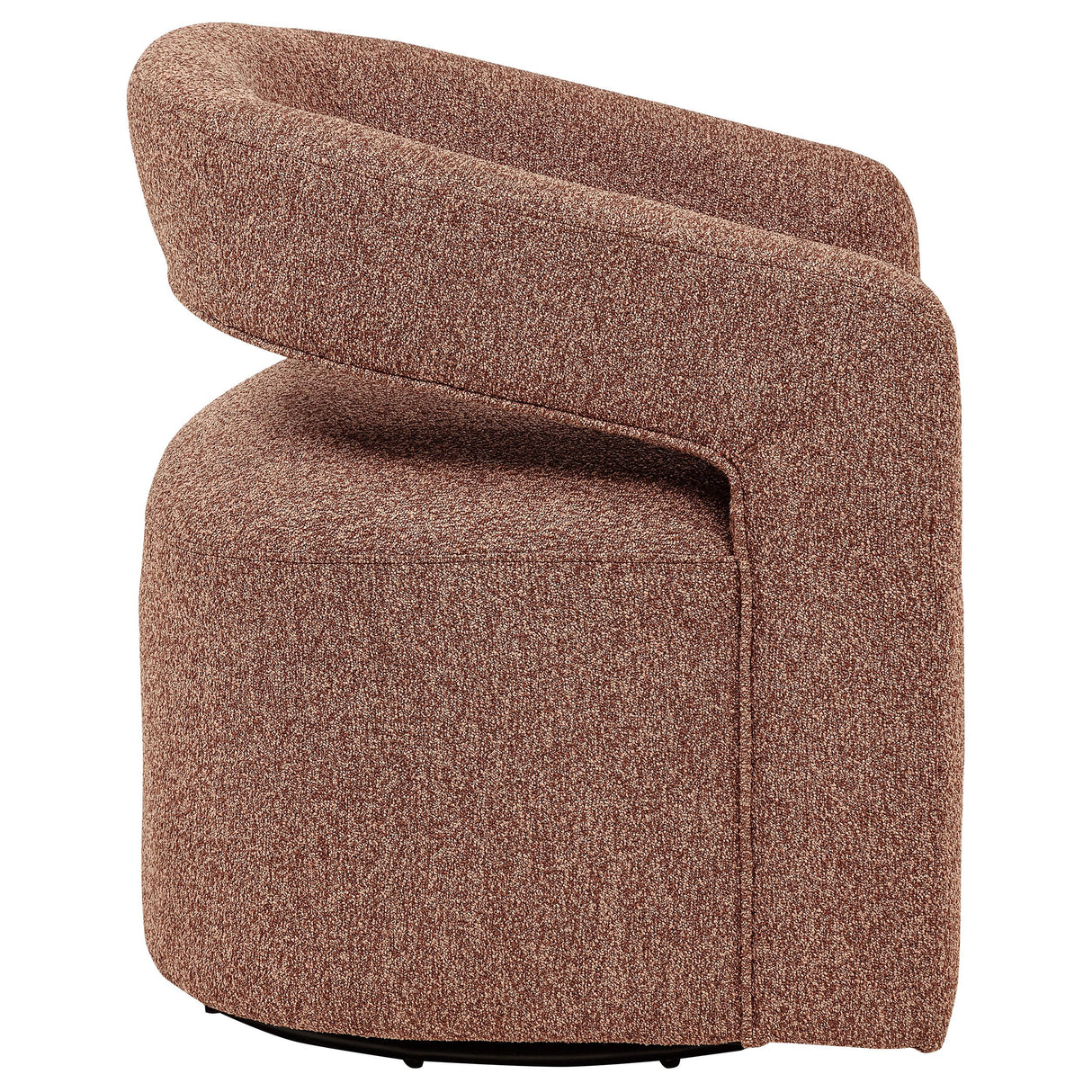 Coaster Furniture Westhill 907539 Boucle Upholstered Swivel Accent Chair - Berry IMAGE 6