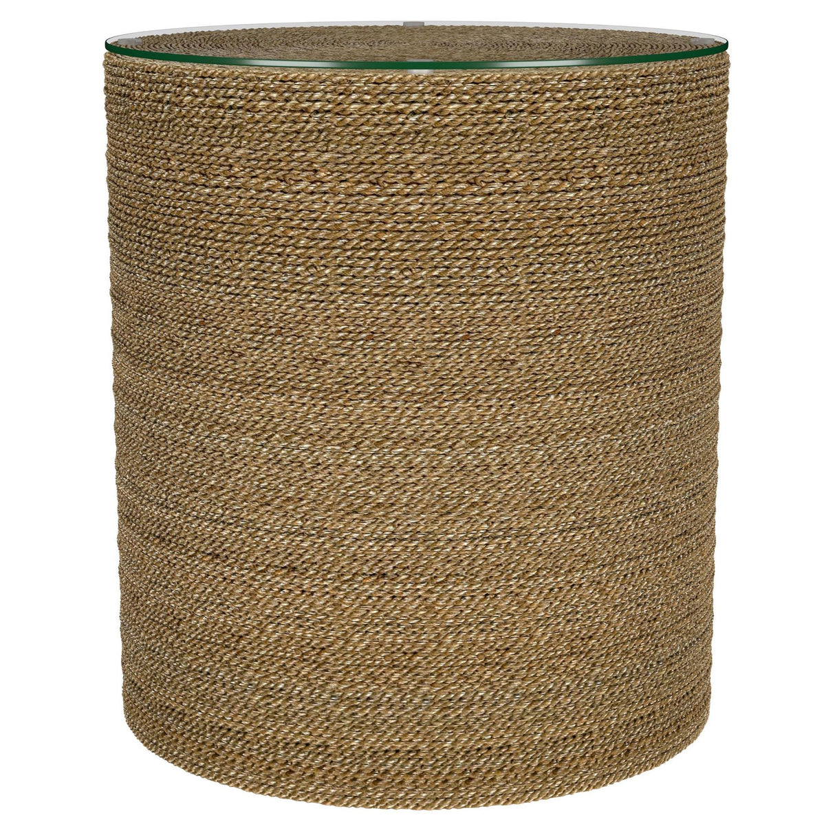 Coaster Furniture Halden 930270 Round Woven Seagrass Accent Side Table - Light Brown IMAGE 7