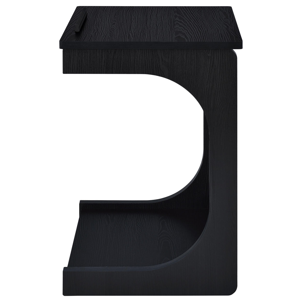 Coaster Furniture Ralston 930290 C-Shaped Lift-Top Sofa Side Table With Casters - Black IMAGE 12