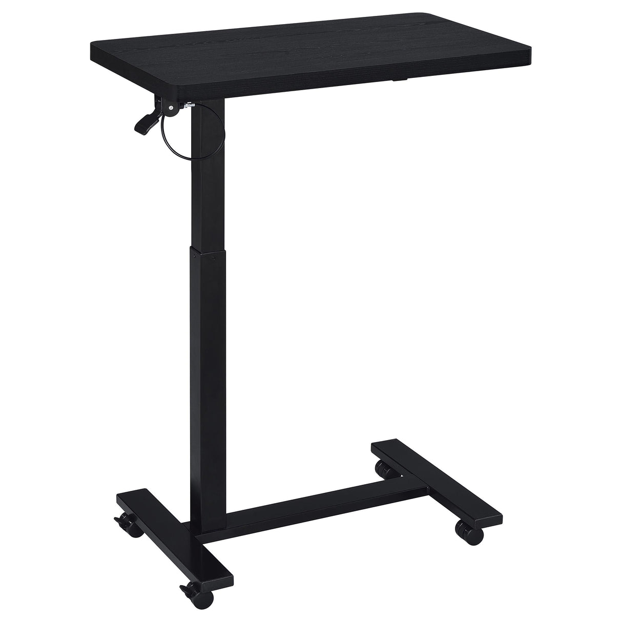 Coaster Furniture Westpark 930300 Pneumatic Adjustable C-Shape Side Table with Casters - Black IMAGE 11