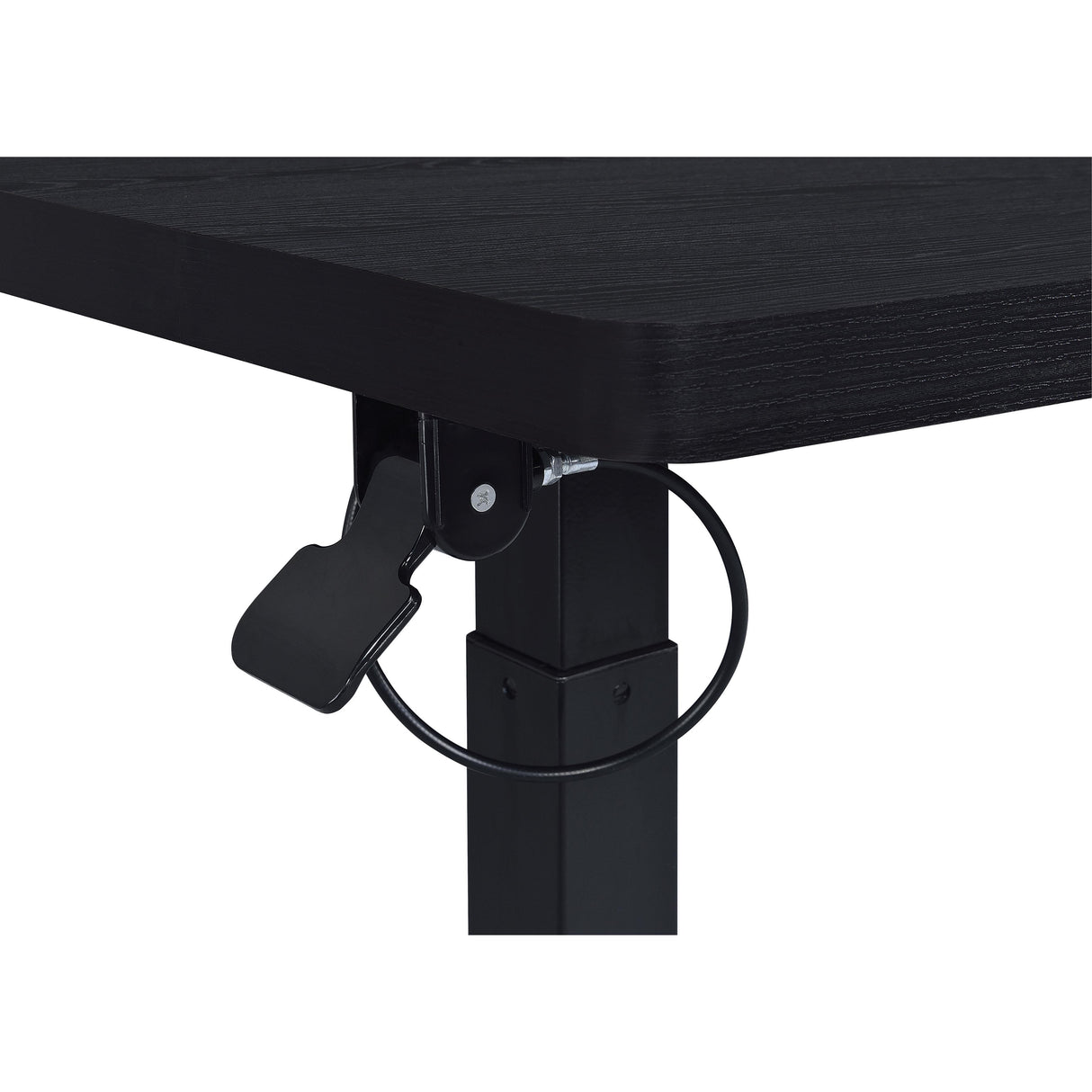 Coaster Furniture Westpark 930300 Pneumatic Adjustable C-Shape Side Table with Casters - Black IMAGE 12