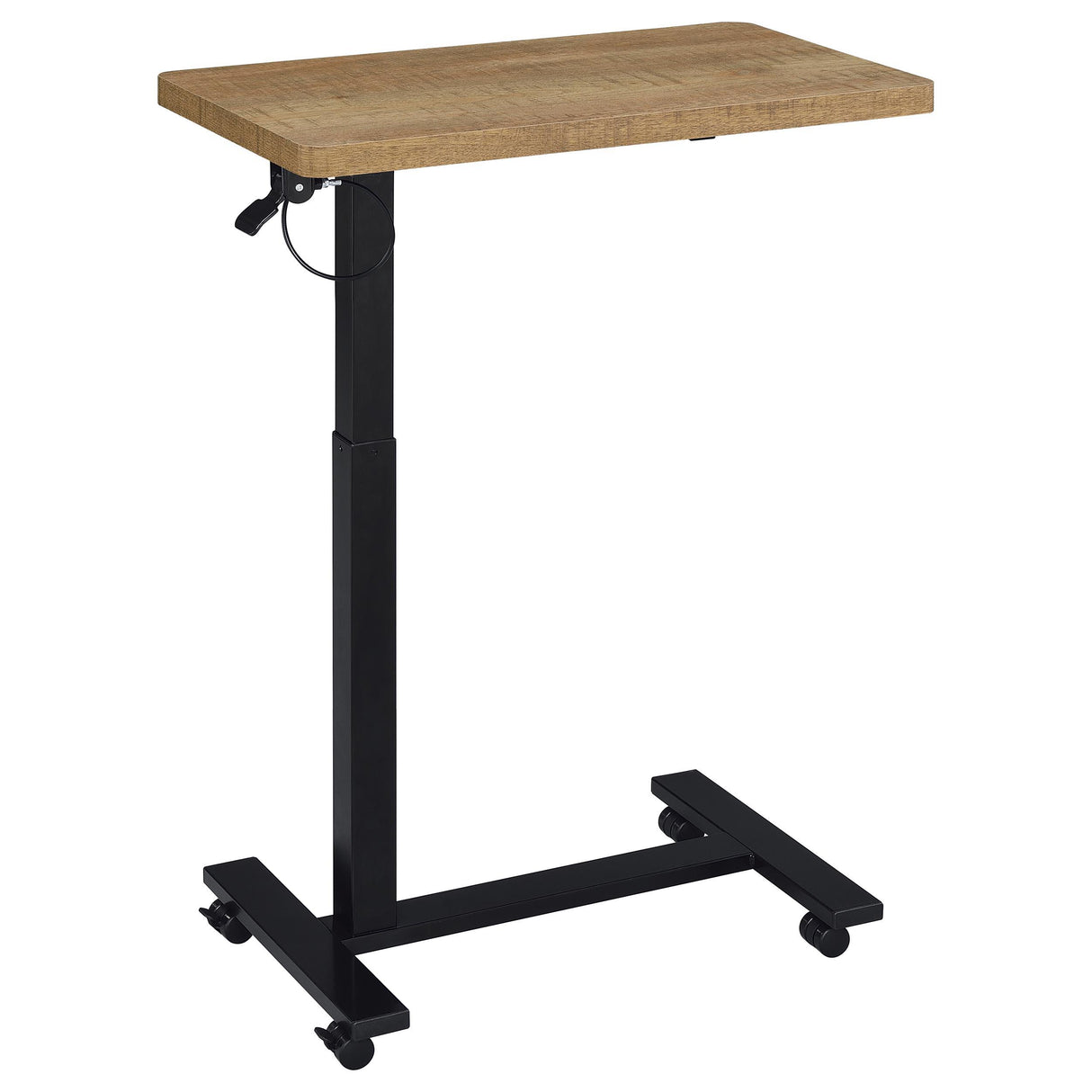 Coaster Furniture Westpark 930301 Pneumatic Adjustable C-Shape Side Table with Casters - Mango IMAGE 12